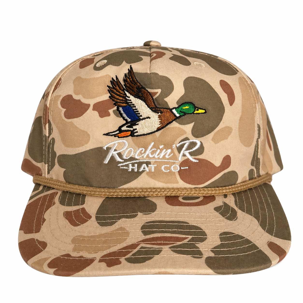 Duck Rope Hat (Harvest Camo) - Rockin' R Hat Co