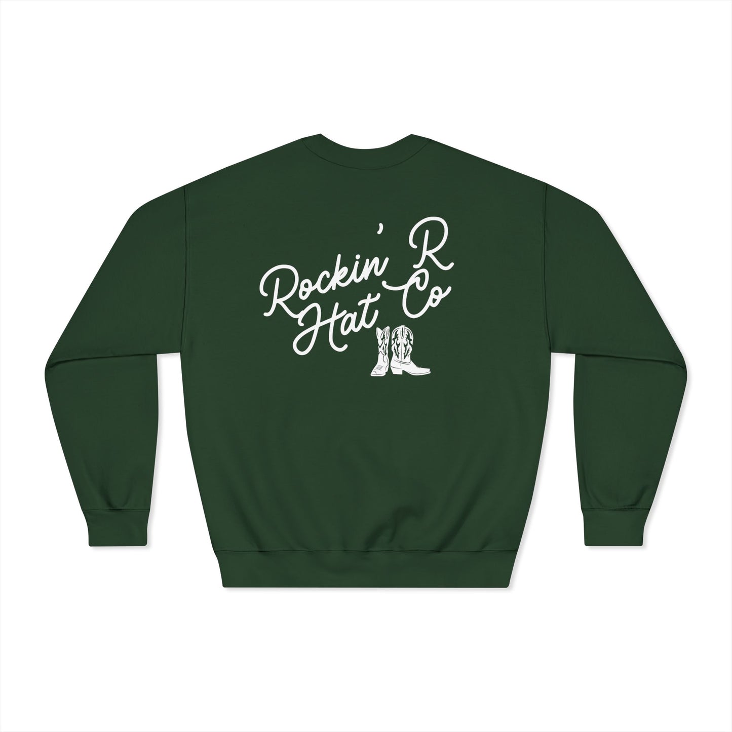 Boot Scootin' Crew Neck Hoodie - Rockin' R Hat Co