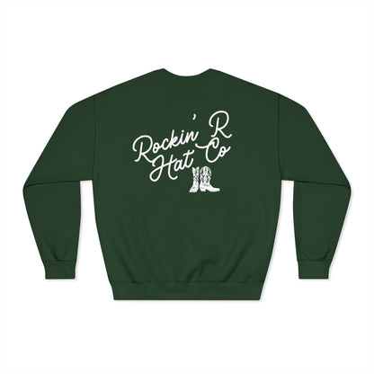 Boot Scootin' Crew Neck Hoodie - Rockin' R Hat Co