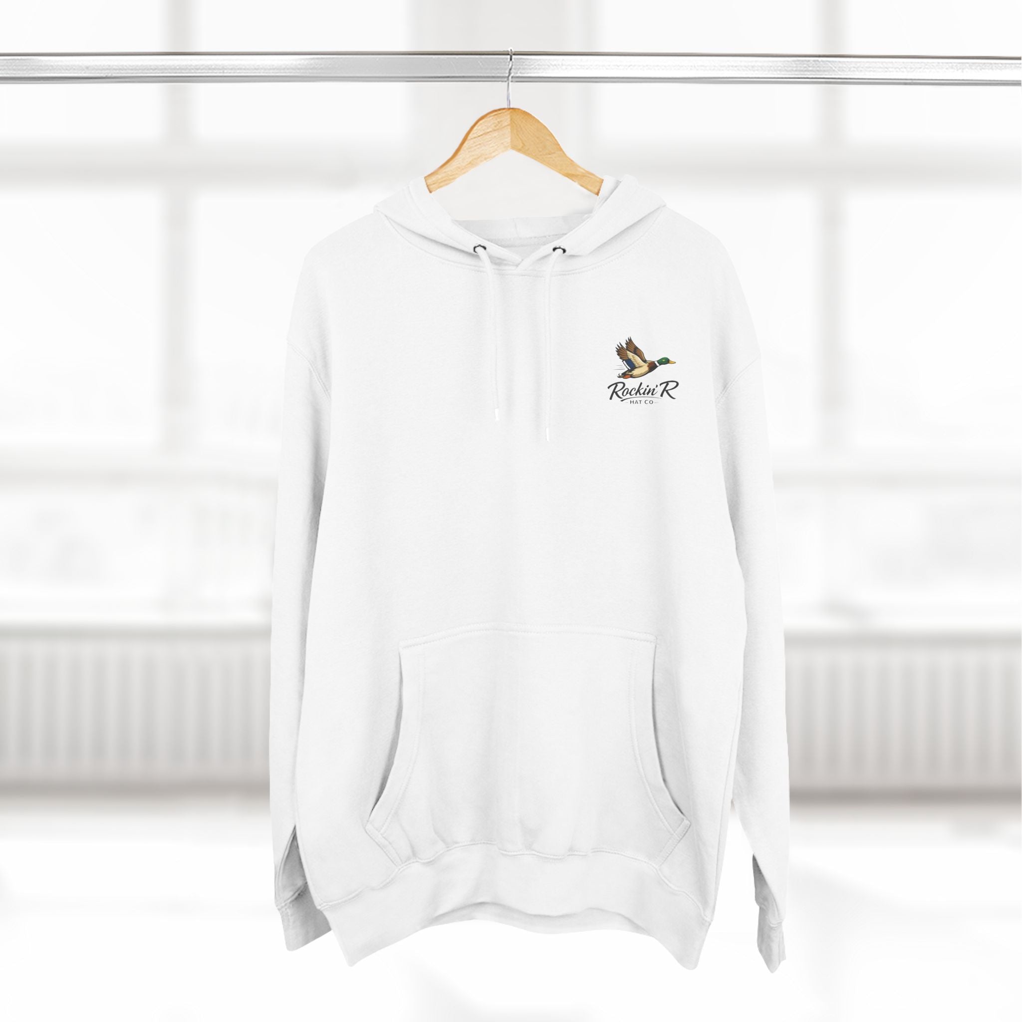 Duck Logo Hoodie — Rockin' R Hat Co. Fleece Pullover