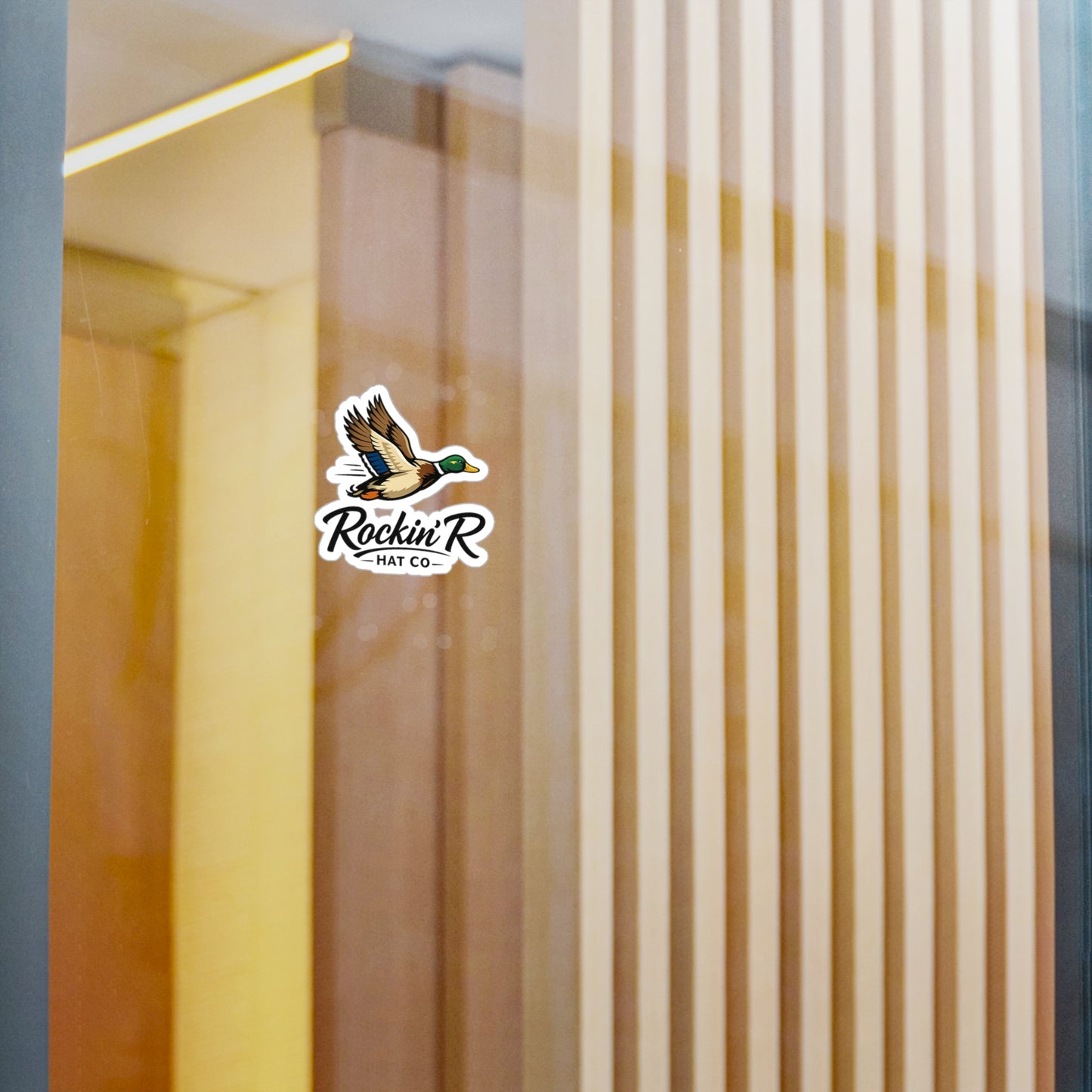 Duck Logo Vinyl Sticker — Rockin' R Hat Co