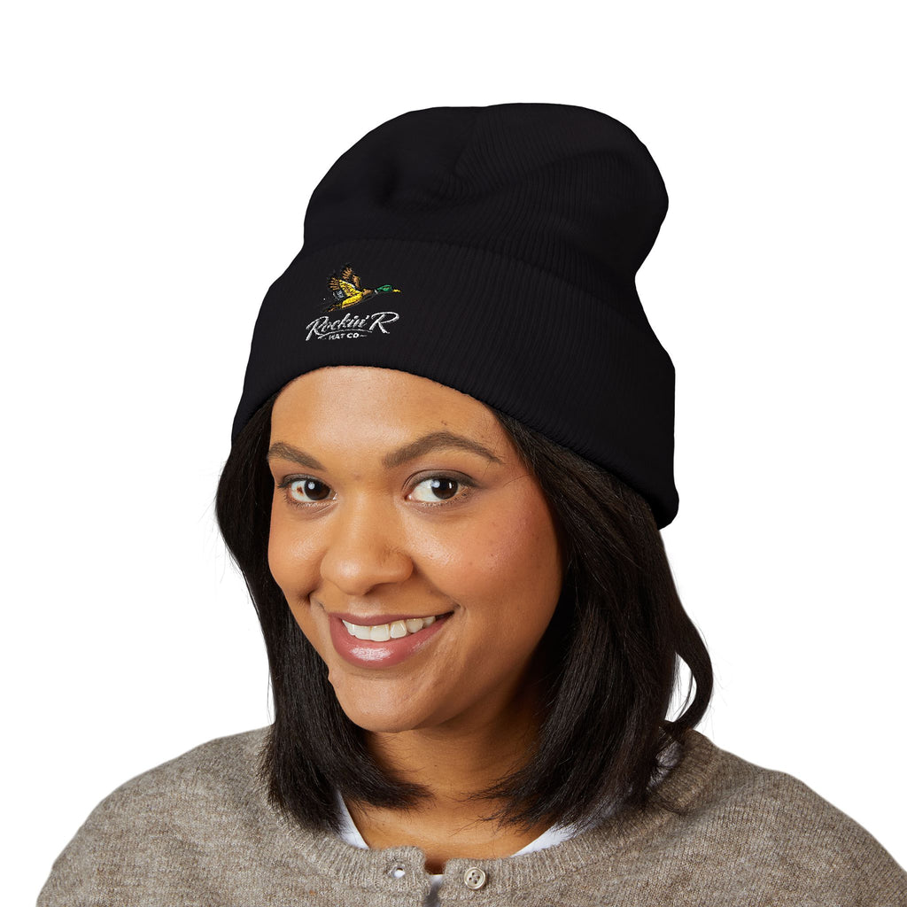 Duck Logo Beanie - Rockin' R Hat Co (Embroidered)