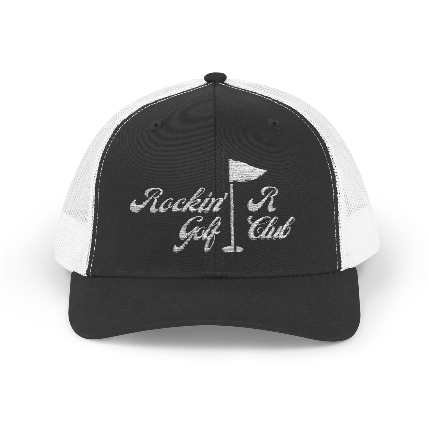 "Golf Club" Curved Hat - Rockin' R Hat Co (Embroidered)