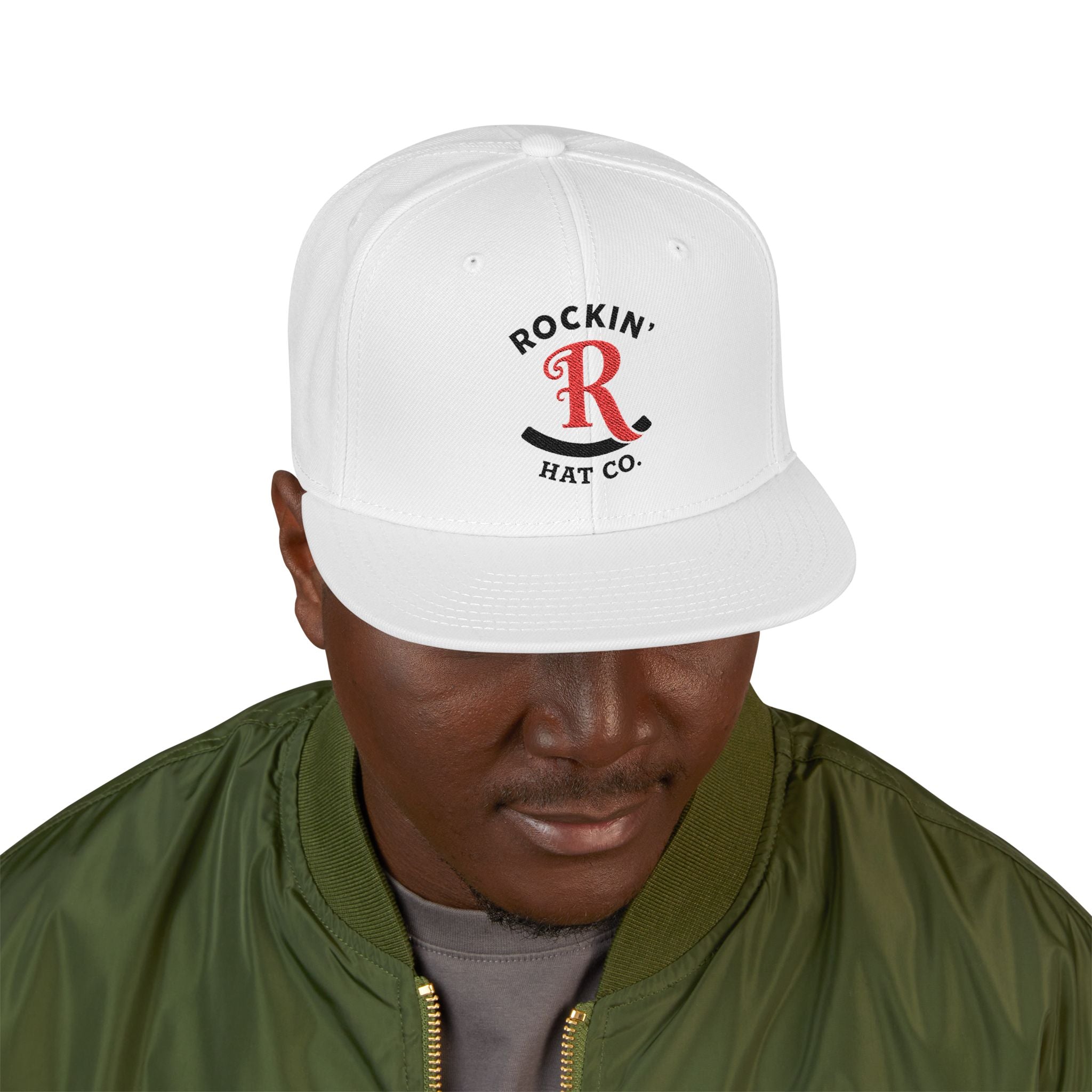 Rockin' R Hat Co Brand Embroidered Snapback