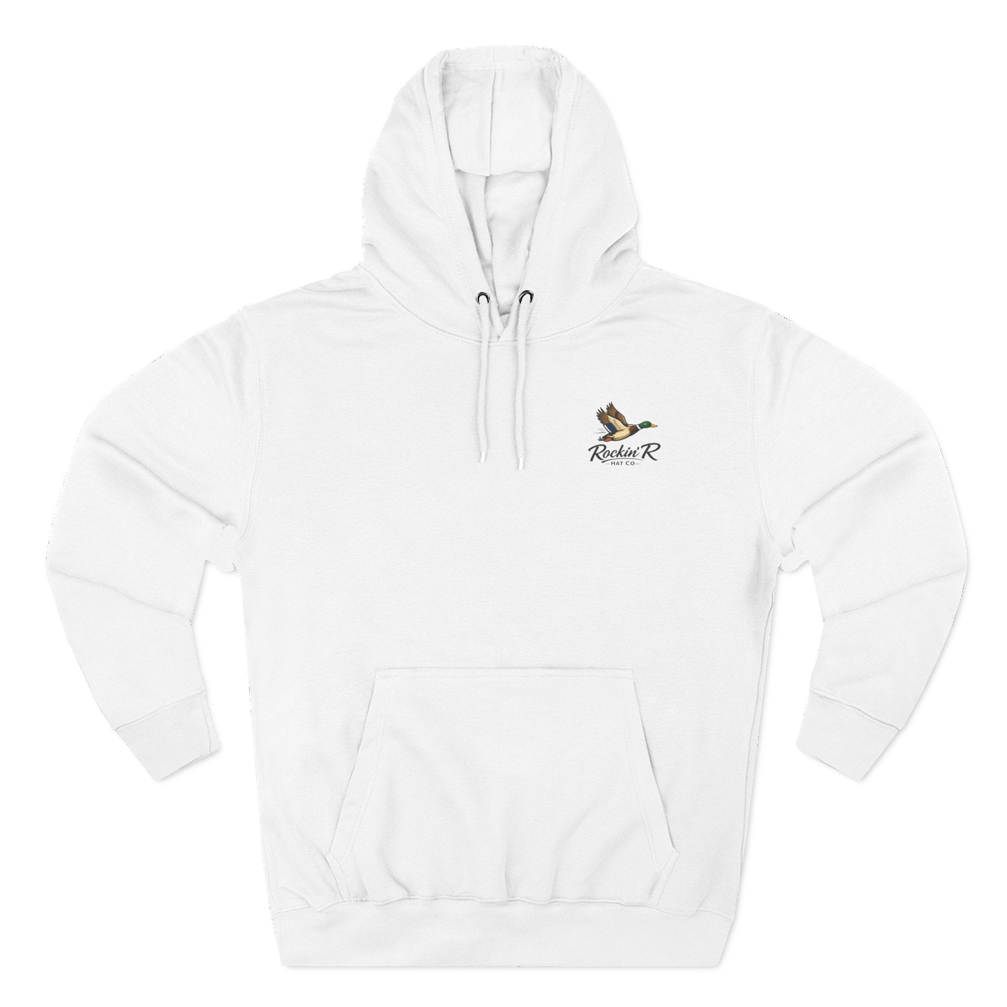 Duck Logo Hoodie — Rockin' R Hat Co. Fleece Pullover