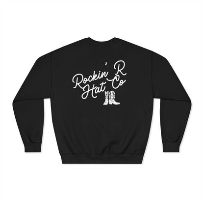 Boot Scootin' Crew Neck Hoodie - Rockin' R Hat Co