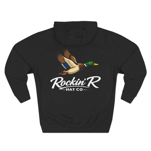 Duck Logo Hoodie — Rockin' R Hat Co. Fleece Pullover