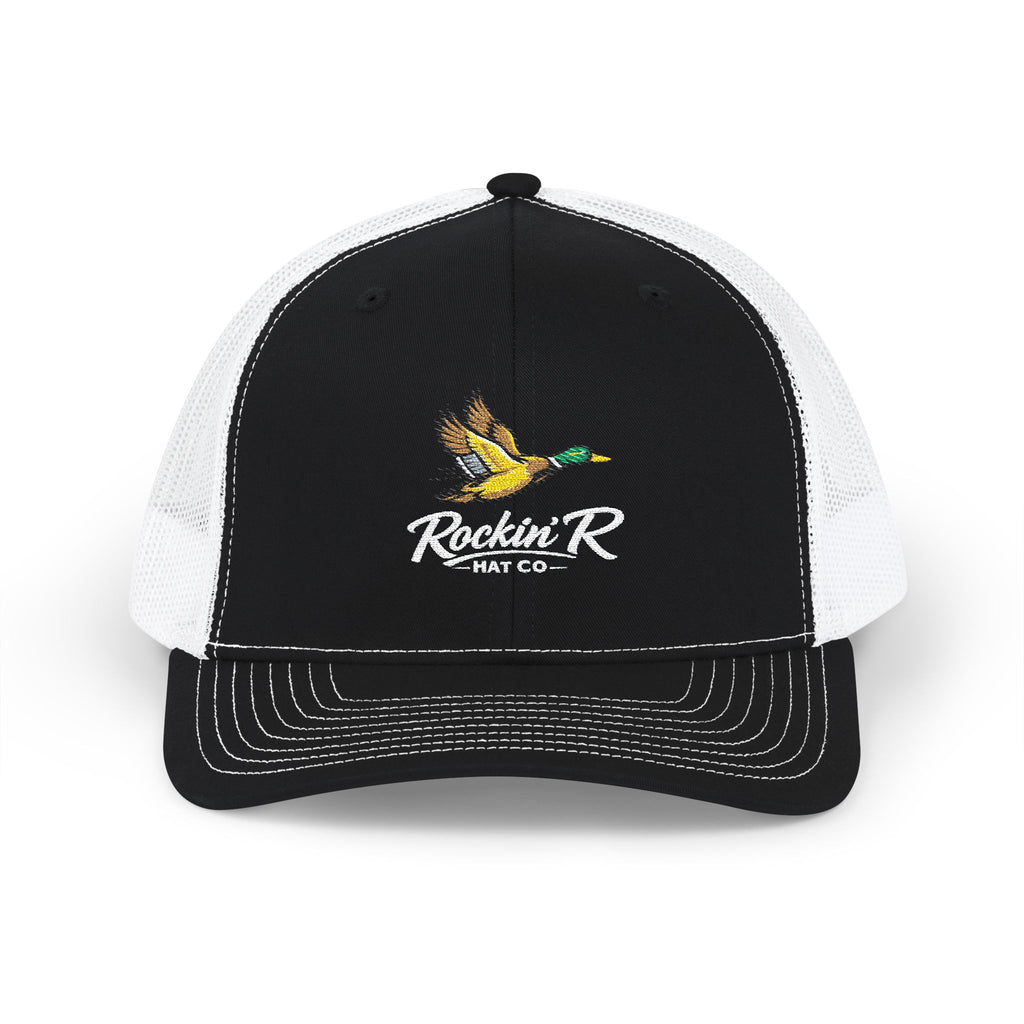 Duck Logo Trucker Snapback Hat — Rockin' R Hat Co (Embroidered)