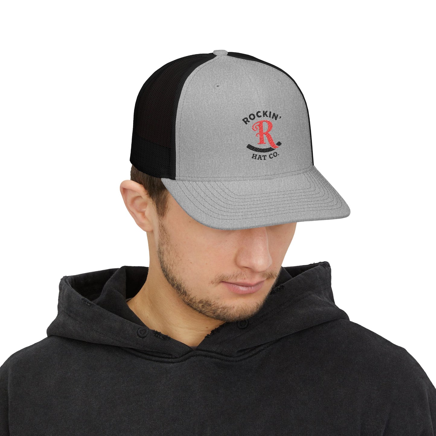 Trucker Snapback Hat — Rockin' R Hat Co (Embroidered)