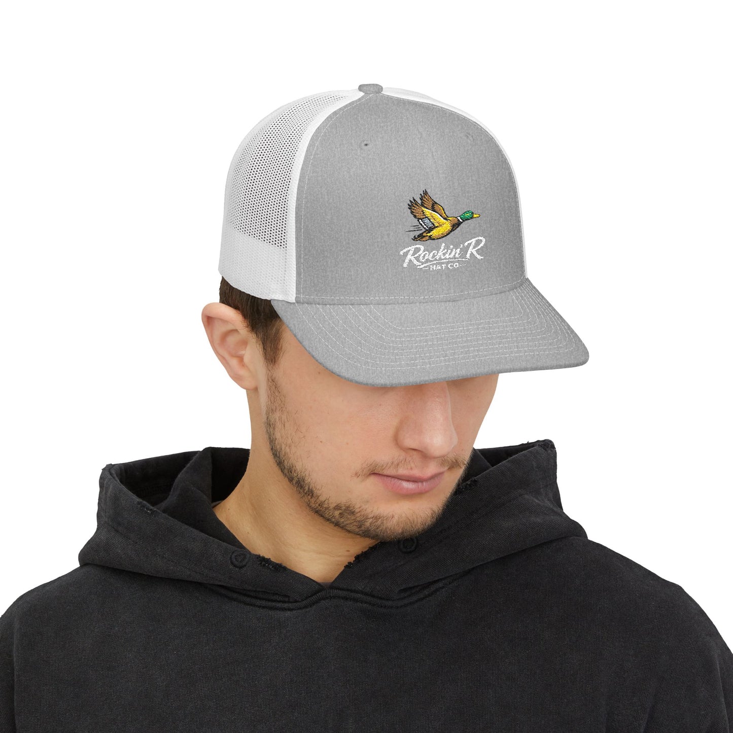 Duck Logo Trucker - Rockin' R Hat Co (Embroided)