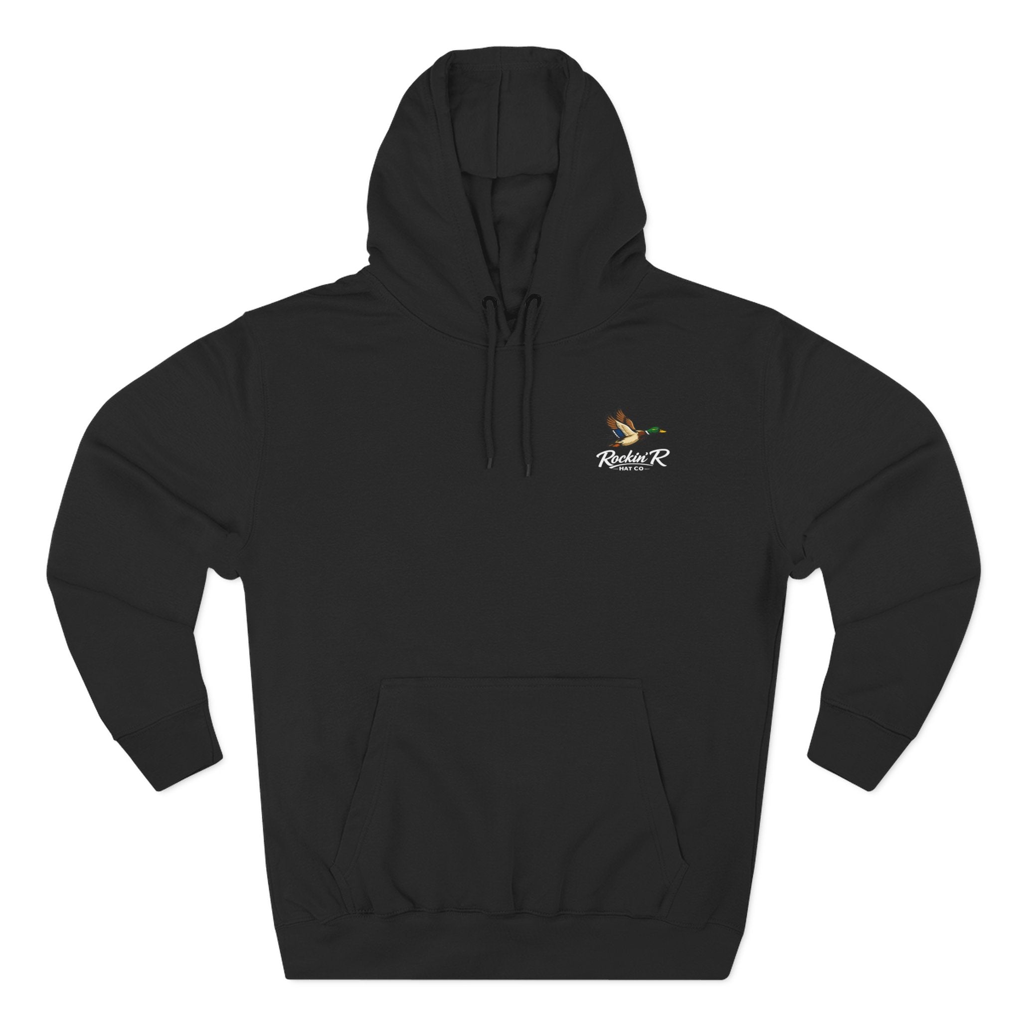 Duck Logo Hoodie — Rockin' R Hat Co. Fleece Pullover