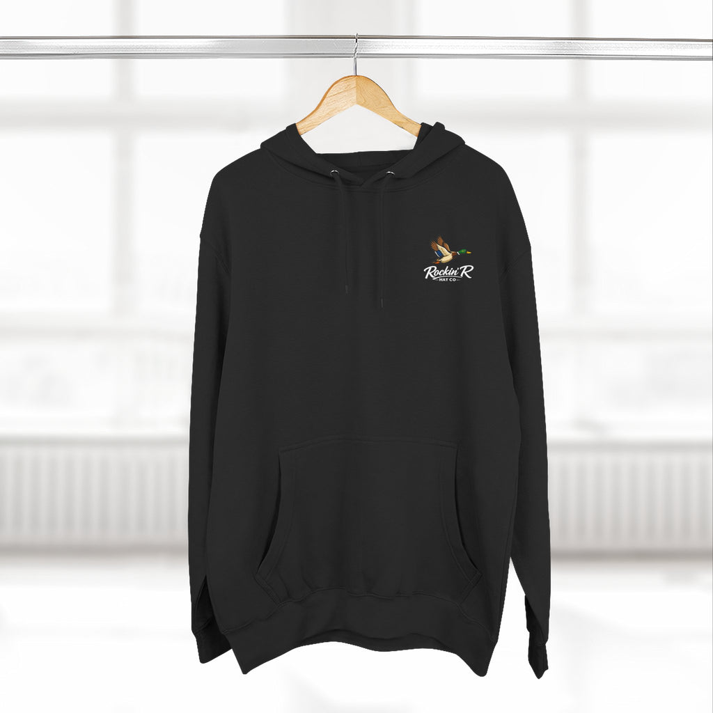 Duck Logo Hoodie — Rockin' R Hat Co. Fleece Pullover