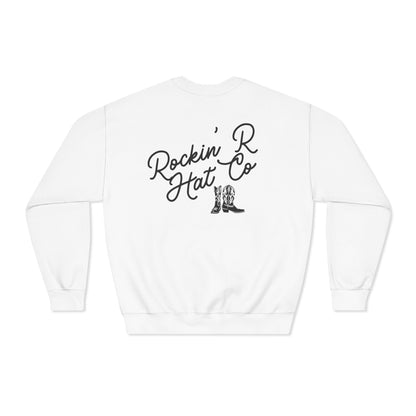 Boot Scootin' Crew Neck Hoodie - Rockin' R Hat Co