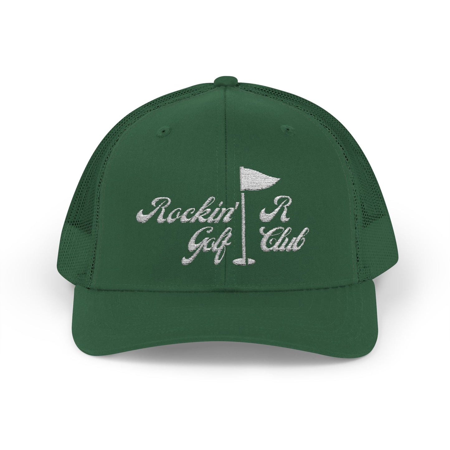 "Golf Club" Curved Hat - Rockin' R Hat Co (Embroidered)