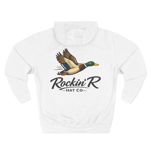 Duck Logo Hoodie — Rockin' R Hat Co. Fleece Pullover