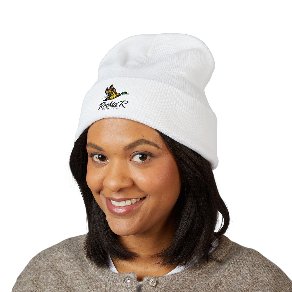 Duck Logo Beanie - Rockin' R Hat Co (Embroidered)