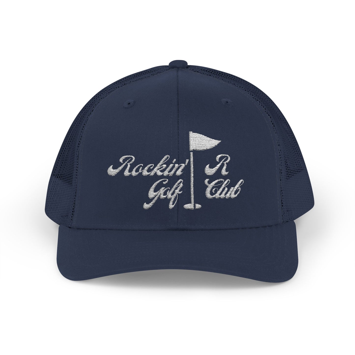 "Golf Club" Curved Hat - Rockin' R Hat Co (Embroidered)