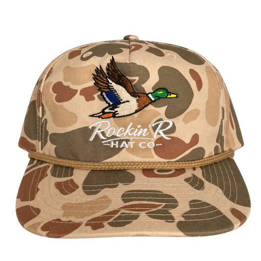 Duck Rope Hat (Harvest Camo) - Rockin' R Hat Co